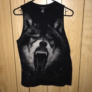 Wolf Graphic Muscle Tank